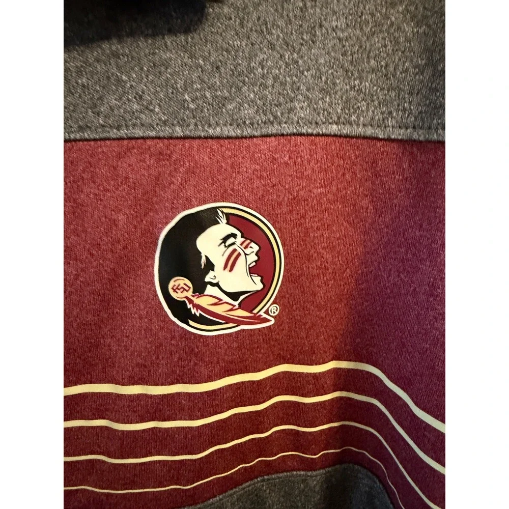 Colosseum Polo Shirt Mens XXL Gray New Florida State Seminoles FSU NCAA Sport